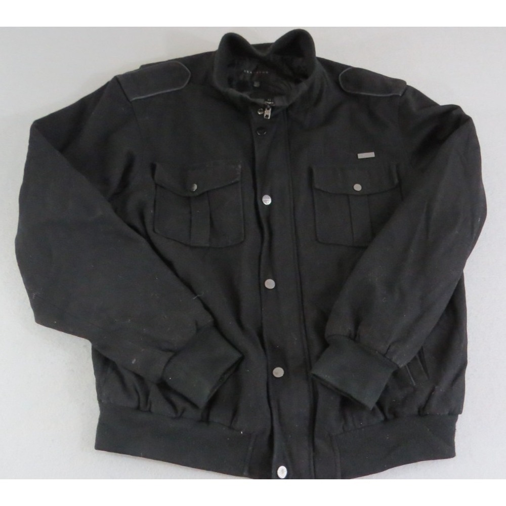 Vintage Sean John J325 Wool Blend Military Bomber Jacket G-III Apparel Men's XXL
